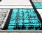 Flash Furniture Turquoise 2' x 11' Color Blocked Indoor Area Rug OKR-RG1110-211-TQ-GG - alternate 2